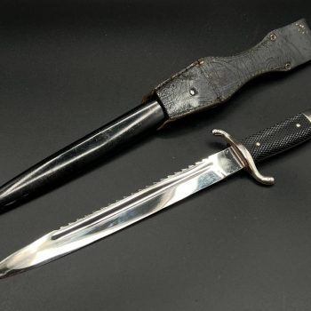 Parade dagger of the fire brigade, 1933 model saw back [E. & F. Horster] Brand mark  