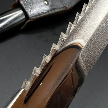 Parade dagger of the fire brigade, 1933 model saw back [E. & F. Horster] Brand mark  