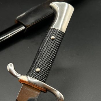 Parade dagger of the fire brigade, 1933 model saw back [Carl Eickhorn] Brand mark  