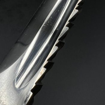 Parade dagger of the fire brigade, 1933 model saw back [Carl Eickhorn] Brand mark  Numbered