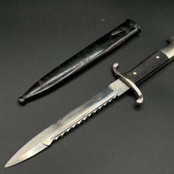 Parade dagger of the fire brigade, 1933 model saw back [WKC] Brand mark  