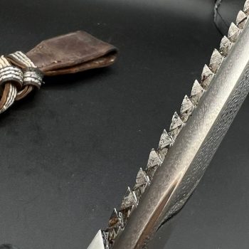 Parade dagger of the fire brigade, 1933 model saw back [FW. Höller] Brand mark  