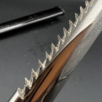 Parade dagger of the fire brigade, 1933 model saw back [HAMMESFAHR CIE.] Brand mark  