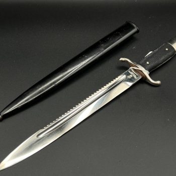 Parade dagger of the fire brigade, 1933 model saw back [Johann Leupold] Brand mark  