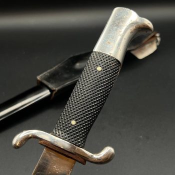 Parade dagger of the fire brigade, 1933 model saw back [FW. Höller] Brand mark  