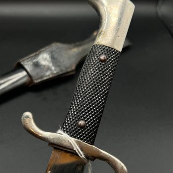 Parade dagger of the fire brigade, 1933 model saw back [Carl Eickhorn] Brand mark  Numbered