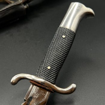 Parade dagger of the fire brigade, 1933 model saw back [J. A. Henckels] Brand mark  Numbered