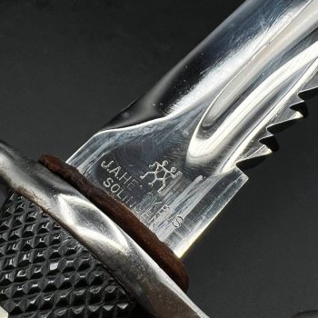 Parade dagger of the fire brigade, 1933 model saw back [J. A. Henckels] Brand mark  Numbered