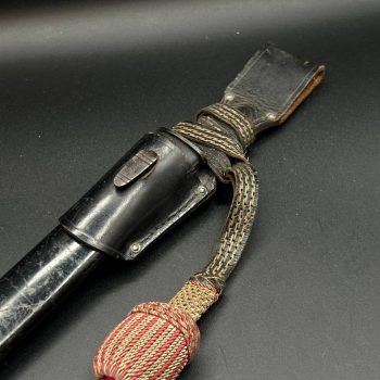 Parade dagger of the fire brigade, 1933 model saw back [J. A. Henckels] Brand mark  Numbered