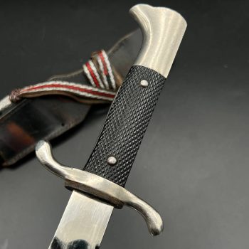 Parade dagger of the fire brigade, 1933 model saw back [Carl Eickhorn] Brand mark  Numbered