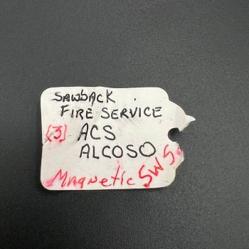 Parade dagger of the fire brigade, 1933 model saw back [Carl Eickhorn] Brand mark  Numbered