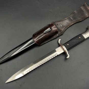 Parade dagger of the fire brigade, 1933 model saw back [E. & F. Horster] Brand mark  