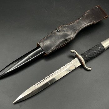 Parade dagger of the fire brigade, 1933 model saw back [E. & F. Horster] Brand mark  