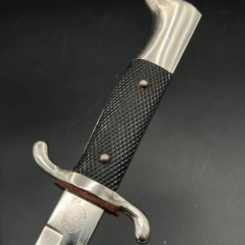 Parade dagger of the fire brigade, 1933 model saw back [E. & F. Horster] Brand mark  
