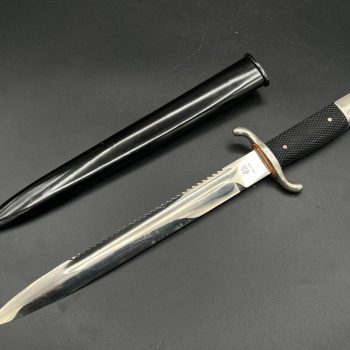 Parade dagger of the fire brigade, 1933 model saw back [Gustav Spitzer] Brand mark  