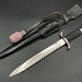 Parade dagger of the fire brigade, 1933 model saw back [WKC] Brand mark  