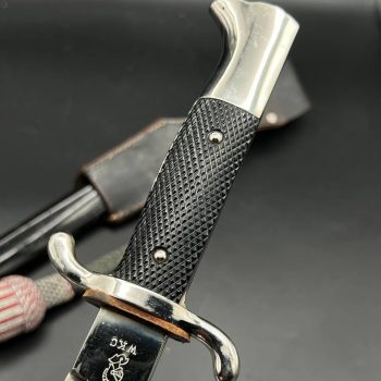 Parade dagger of the fire brigade, 1933 model saw back [WKC] Brand mark  