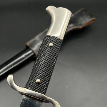 Parade dagger of the fire brigade, 1933 model saw back [Alcoso] Brand mark  Numbered