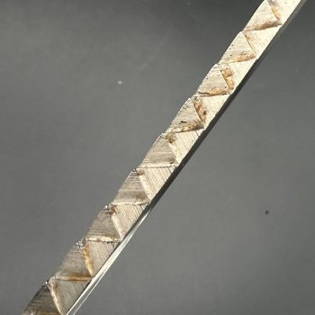 Parade dagger of the fire brigade, 1933 model saw back [Alcoso] Brand mark  Numbered