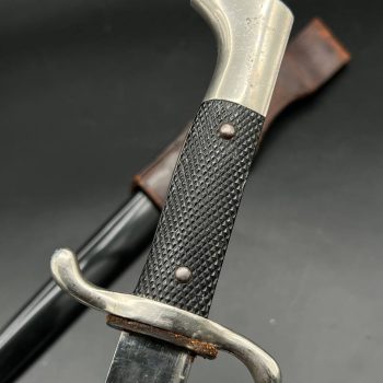 Parade dagger of the fire brigade, 1933 model saw back [Carl Eickhorn] Brand mark  