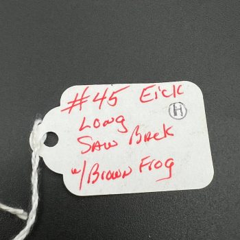 Parade dagger of the fire brigade, 1933 model saw back [Carl Eickhorn] Brand mark  