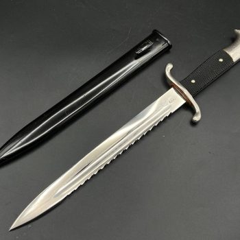 Parade dagger of the fire brigade, 1933 model saw back [WKC] Brand mark  