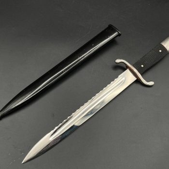 Parade dagger of the fire brigade, 1933 model saw back [WKC] Brand mark  