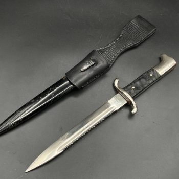 Parade dagger of the fire brigade, 1933 model saw back [Ernst Pack & Sohne] Brand mark  