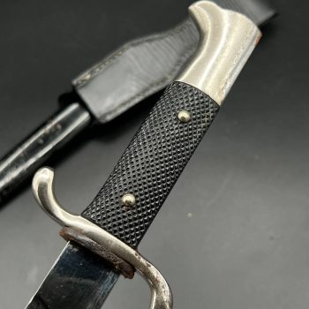 Parade dagger of the fire brigade, 1933 model saw back [Ernst Pack & Sohne] Brand mark  