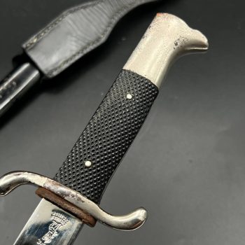Parade dagger of the fire brigade, 1933 model saw back [Ernst Pack & Sohne] Brand mark  