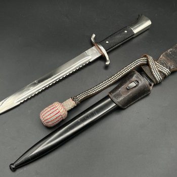 Parade dagger of the fire brigade, 1933 model saw back  Brand mark  