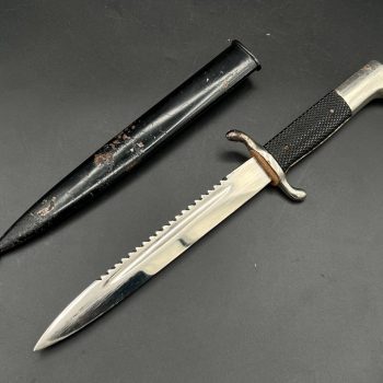 Parade dagger of the fire brigade, 1933 model saw back [A. Ziegler] Brand mark  