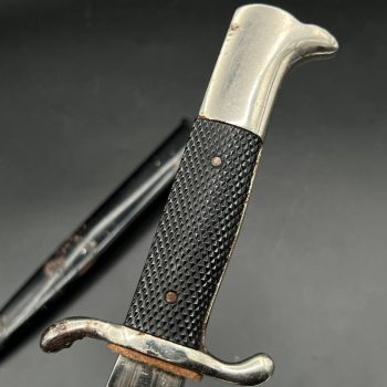 Parade dagger of the fire brigade, 1933 model saw back [A. Ziegler] Brand mark  