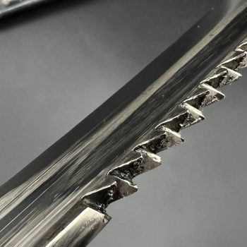 Parade dagger of the fire brigade, 1933 model saw back [A. Ziegler] Brand mark  