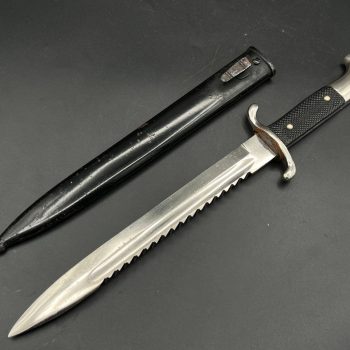 Parade dagger of the fire brigade, 1933 model saw back [Anton Wingen Jr.] Brand mark  
