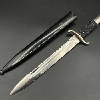 Parade dagger of the fire brigade, 1933 model saw back [Anton Wingen Jr.] Brand mark  