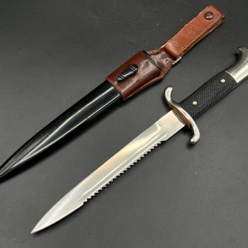 Parade dagger of the fire brigade, 1933 model saw back [Unidentified manufacturer]  