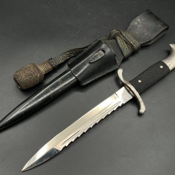Parade dagger of the fire brigade, 1933 model saw back [Unidentified manufacturer]   Personalised