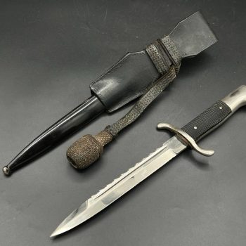 Parade dagger of the fire brigade, 1933 model saw back [Unidentified manufacturer]   Personalised
