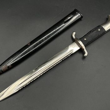 Parade dagger of the fire brigade, 1933 model saw back [WKC] Brand mark 
