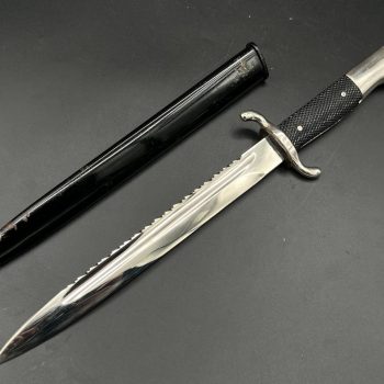 Parade dagger of the fire brigade, 1933 model saw back [WKC] Brand mark 