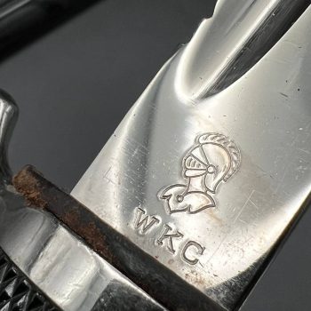 Parade dagger of the fire brigade, 1933 model saw back [WKC] Brand mark 