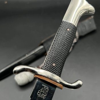 Parade dagger of the fire brigade, 1933 model saw back [Carl Eickhorn] Brand mark 