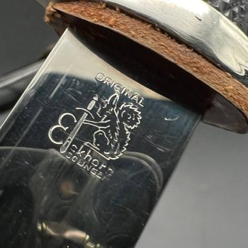 Parade dagger of the fire brigade, 1933 model saw back [Carl Eickhorn] Brand mark 