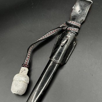 Parade dagger of the fire brigade, 1933 model saw back [Carl Eickhorn] Brand mark 
