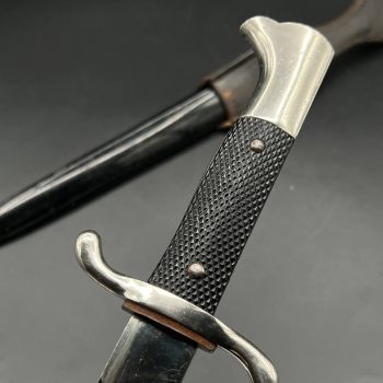 Parade dagger of the fire brigade, 1933 model saw back [Carl Eickhorn] Brand mark 