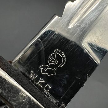 Parade dagger of the fire brigade, 1933 model saw back [WKC] Brand mark 