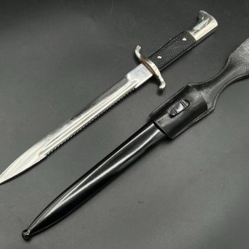Parade dagger of the fire brigade, 1933 model saw back [Gustav Spitzer] Brand mark  