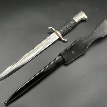 Parade dagger of the fire brigade, 1933 model saw back [Gustav Spitzer] Brand mark  