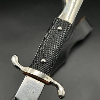 Parade dagger of the fire brigade, 1933 model saw back [Gustav Spitzer] Brand mark  